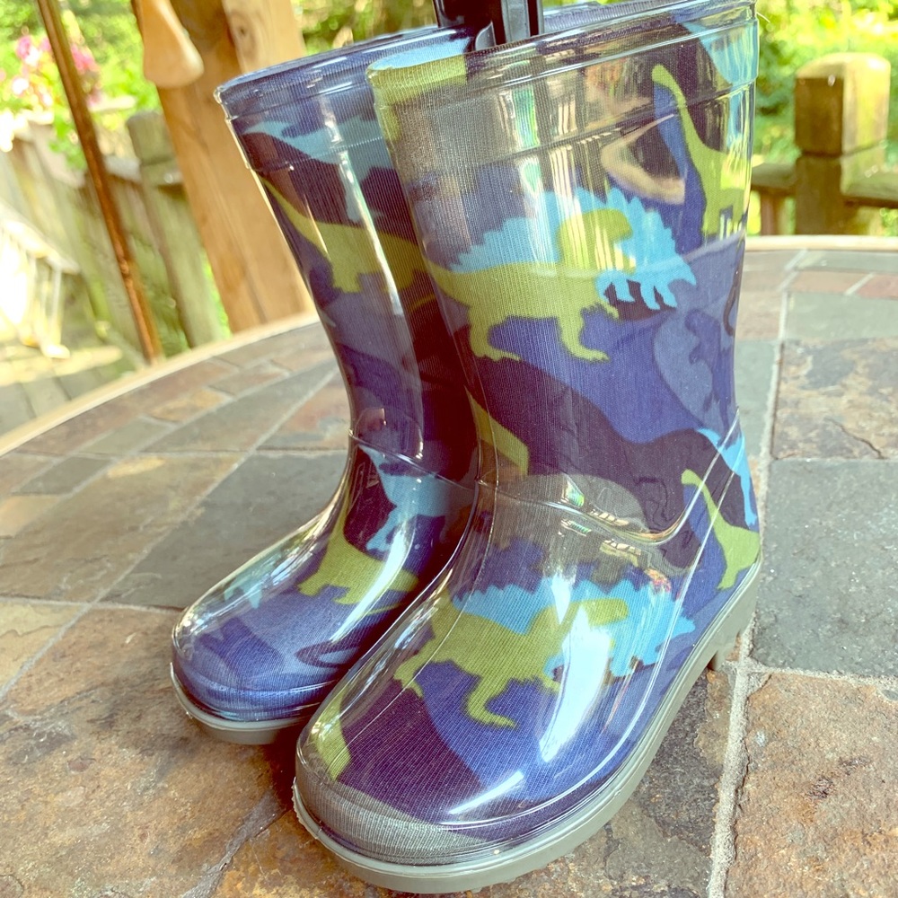 NWOT Dinosaur Rain boots